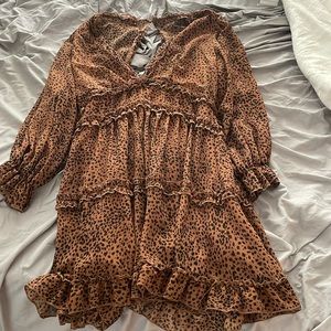 Cheetah Print Dress
